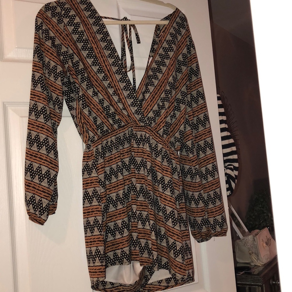 Patterned Romper - image 1